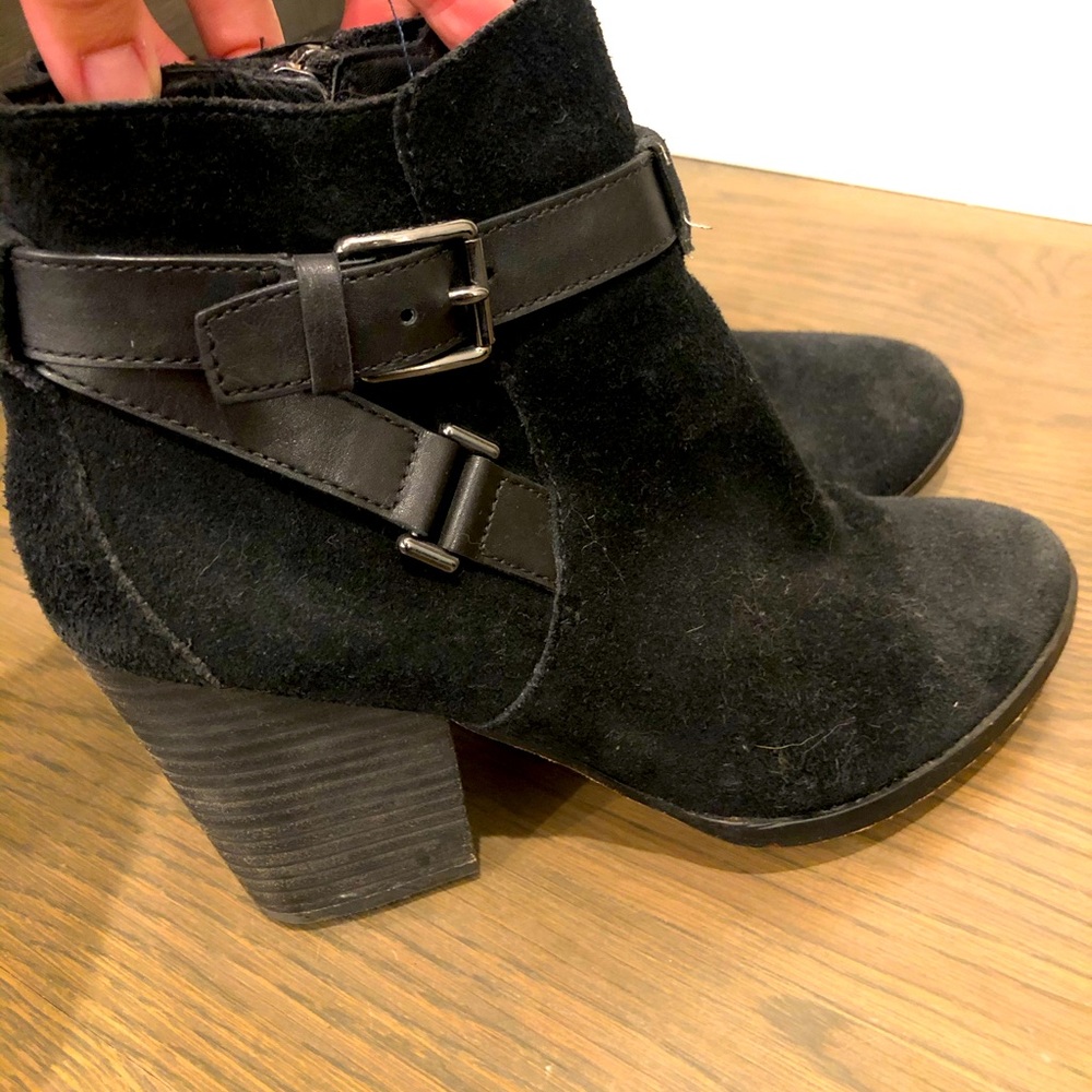Cole Haan suede booties